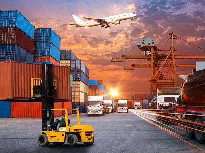 Export shipment by sea and air